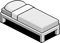 White Single Bed