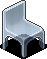 Transparent plasto chair