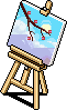 Rare Spring in Japan Easel