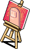 Rare Frank's Finger Easel