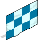 Blue Finish Line
