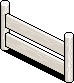 White Paddock Fence