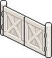 White Paddock Gate