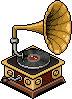 Steampunk Gramophone