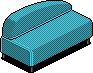 Blue Anna Sofa