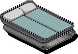 Aquamarine Double Bed