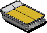 Yellow Double Bed