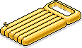 Yellow Inflatable Mattress