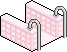 Pink Pool Stairs