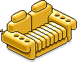 Yellow Inflatable Sofa