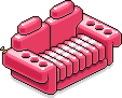 Pink Inflatable Sofa