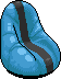 Blue Beanbag
