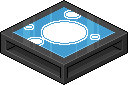 Blue Glass Table