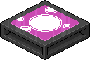 Purple Glass Table