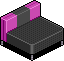 Purple Sofa Seat