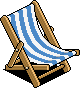 Blue Deck Chair