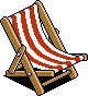 Red Deck Chair