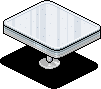 White Booth Table