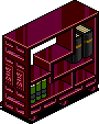 Chinese Lacquer Bookshelf
