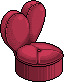 Red Heart Chair