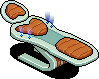 Orange Form Recliner