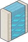 Blue Exterior Wall