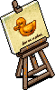 Carl Waddlesworth III easel