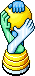 Gold Football Trophy