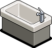 Dark Grey Bath