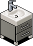Dark Grey Sink