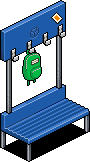 Blue Coatrack