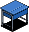 Blue School Desk