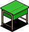 Green School Desk