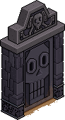 Black Adobe Skull Gate