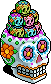 Colourful Candy Skull