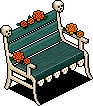Floral Bench