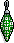 Green White Bauble