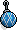 Blue Striped Bauble