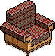 Red Cozy Cabin Chair
