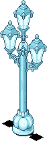 Icy lamp post