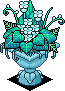Icy blue plant