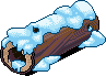 Snowy Log