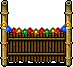Festive Tiki Fence Corner