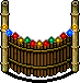 Festive Tiki Curved Fence