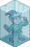 Block of ice Elf