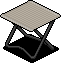 Beige Folding Table