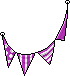 Pink Flag Bunting