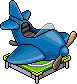 Blue Plane Landing Pad