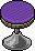 Purple Bar Stool