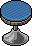 Blue Bar Stool